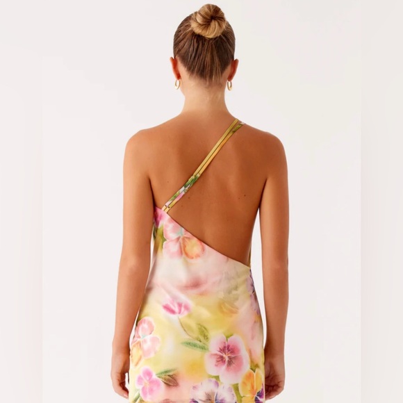 Peppermayo Exclusive - Bohemian Bliss Mesh Mini Dress - Sunburst Floral - Picture 3 of 6